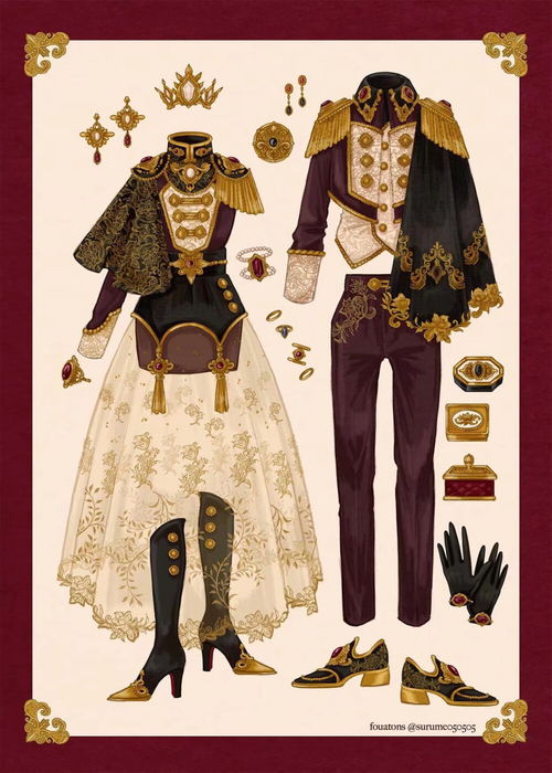 漫畫 服飾 設計 參考 系列