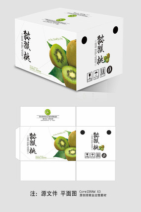 簡約綠心 獼猴桃手提包裝的設計美學與實用哲學